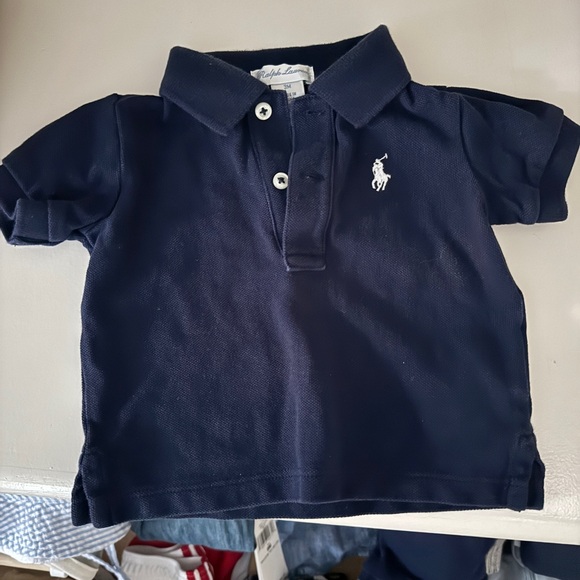 Ralph Lauren Kids Polo Shirt in Dark Blue - Picture 1 of 1